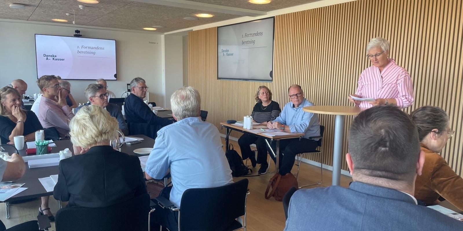 Eva Obdrup aflægger beretning 2025