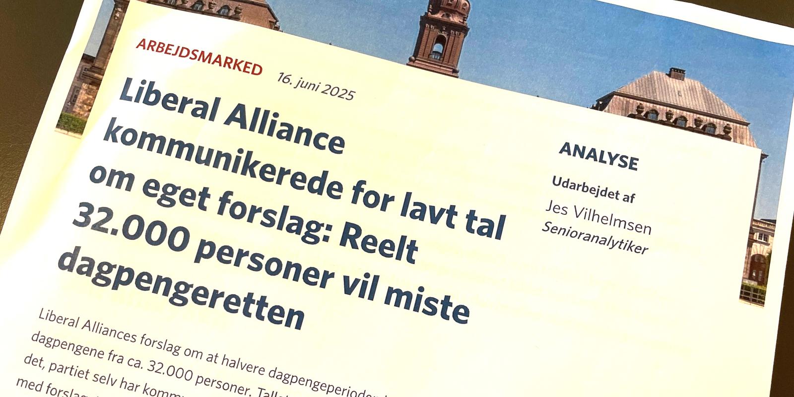 Foto af analyse fra AE 