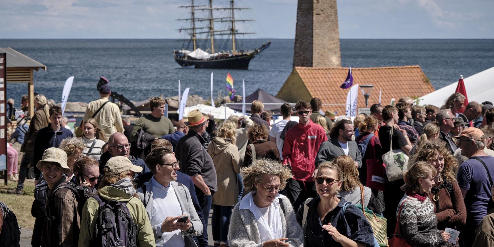 Mennesker på folkemødet på Bornholm