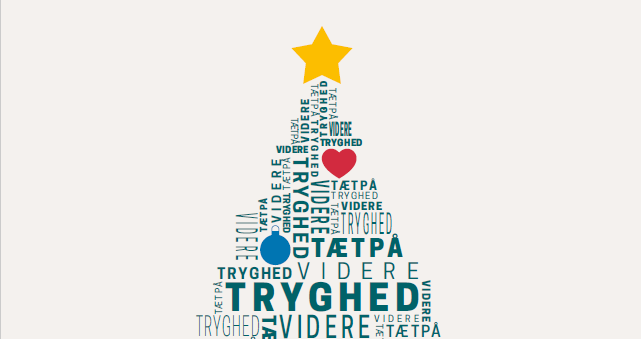 Toppen af DAK-juletræet